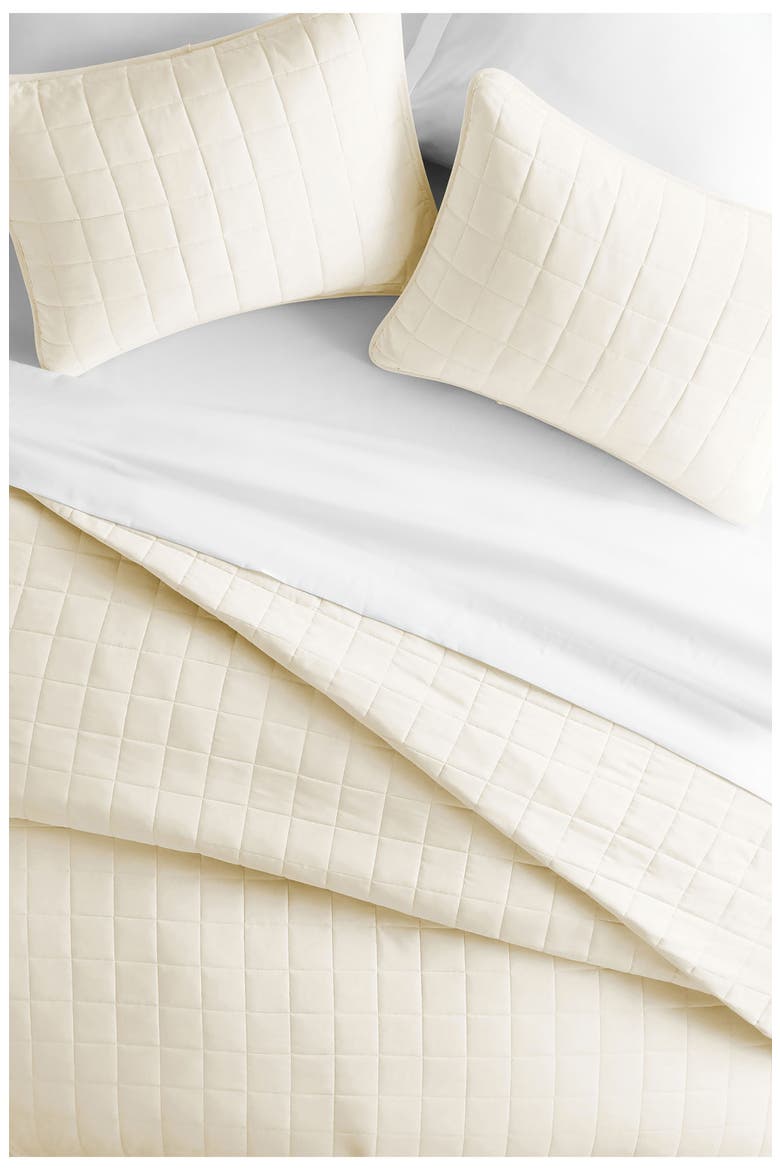 Premium Ultra Quilt & Sham Set, Alternate, color, IVORY