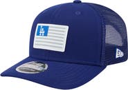 New Era Men's New Era Royal Los Angeles Dodgers Flag 9SEVENTY COOLERA Stretch-Snap Hat