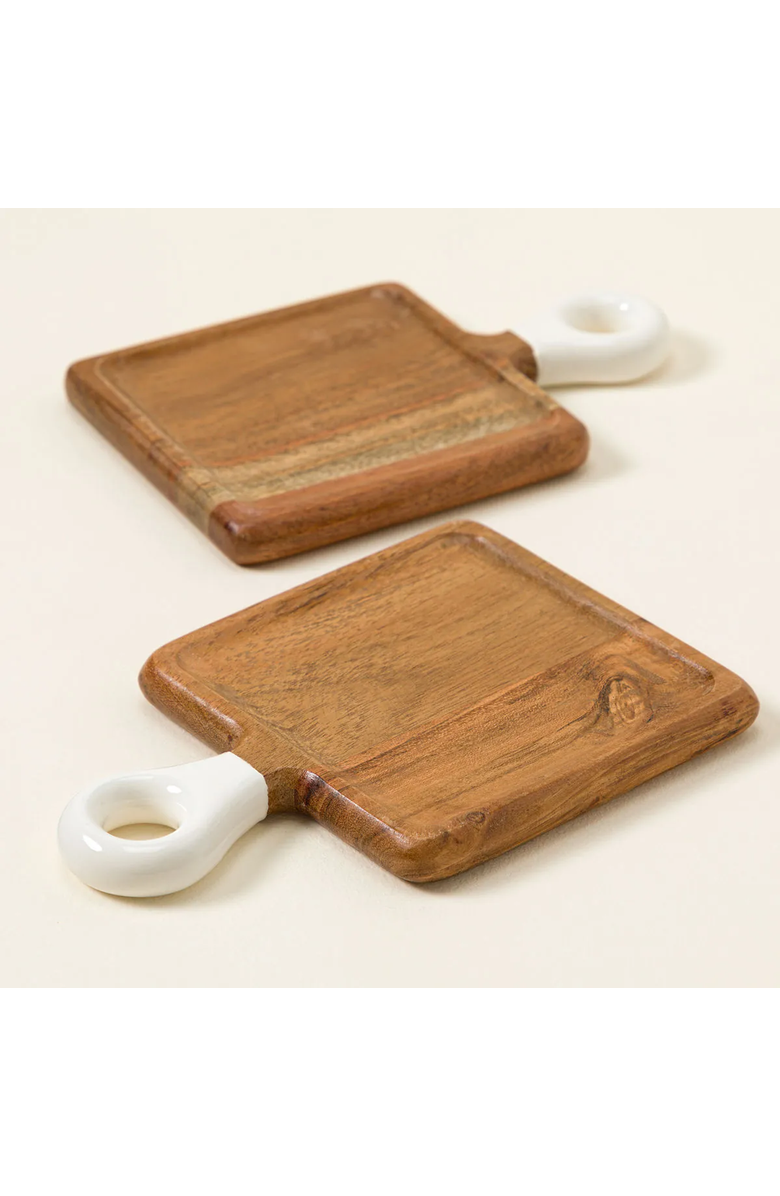 Uncommon Goods Appetizer Boards with Stand - Set of 8, Alternate, color,