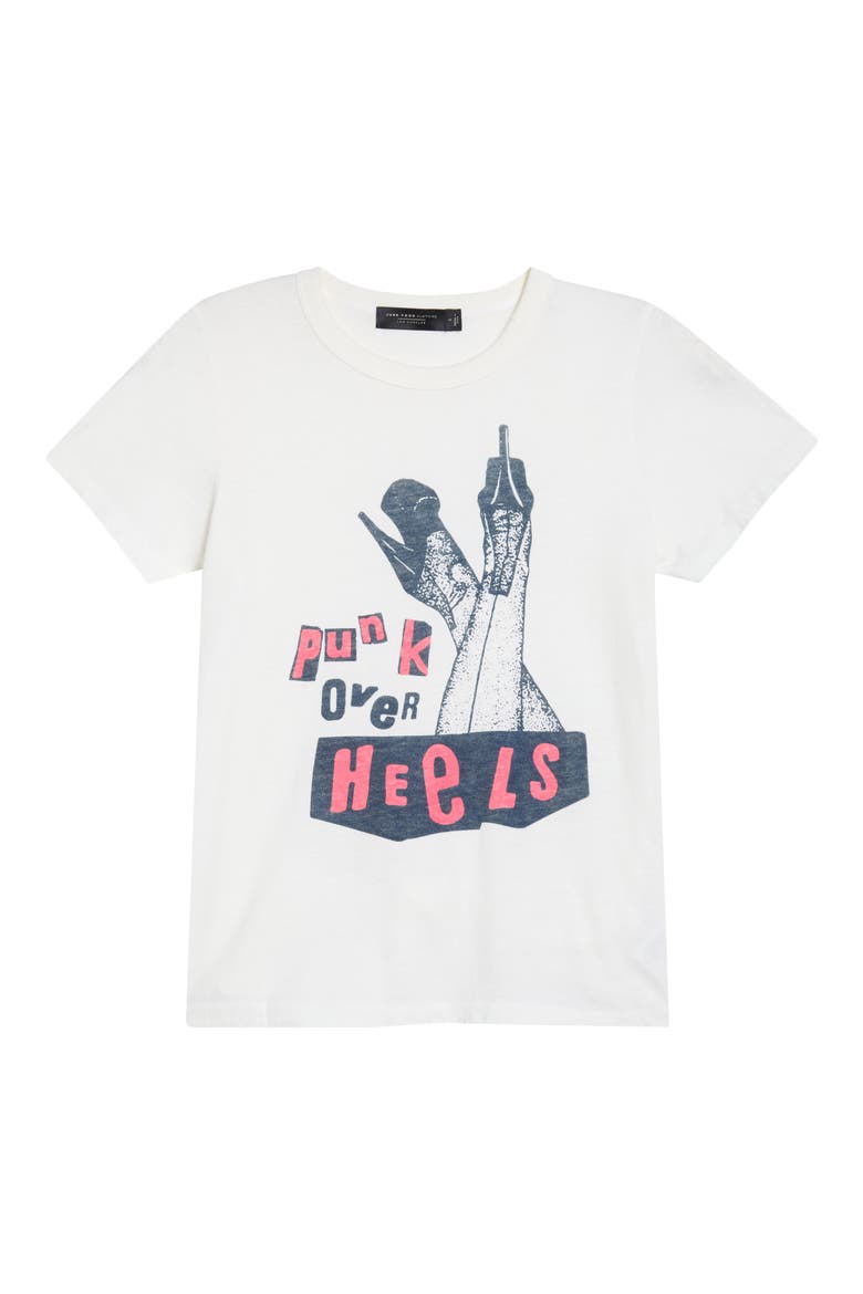 Punk Over Heels Graphic T-Shirt, Alternate, color, VINTAGE WHITE