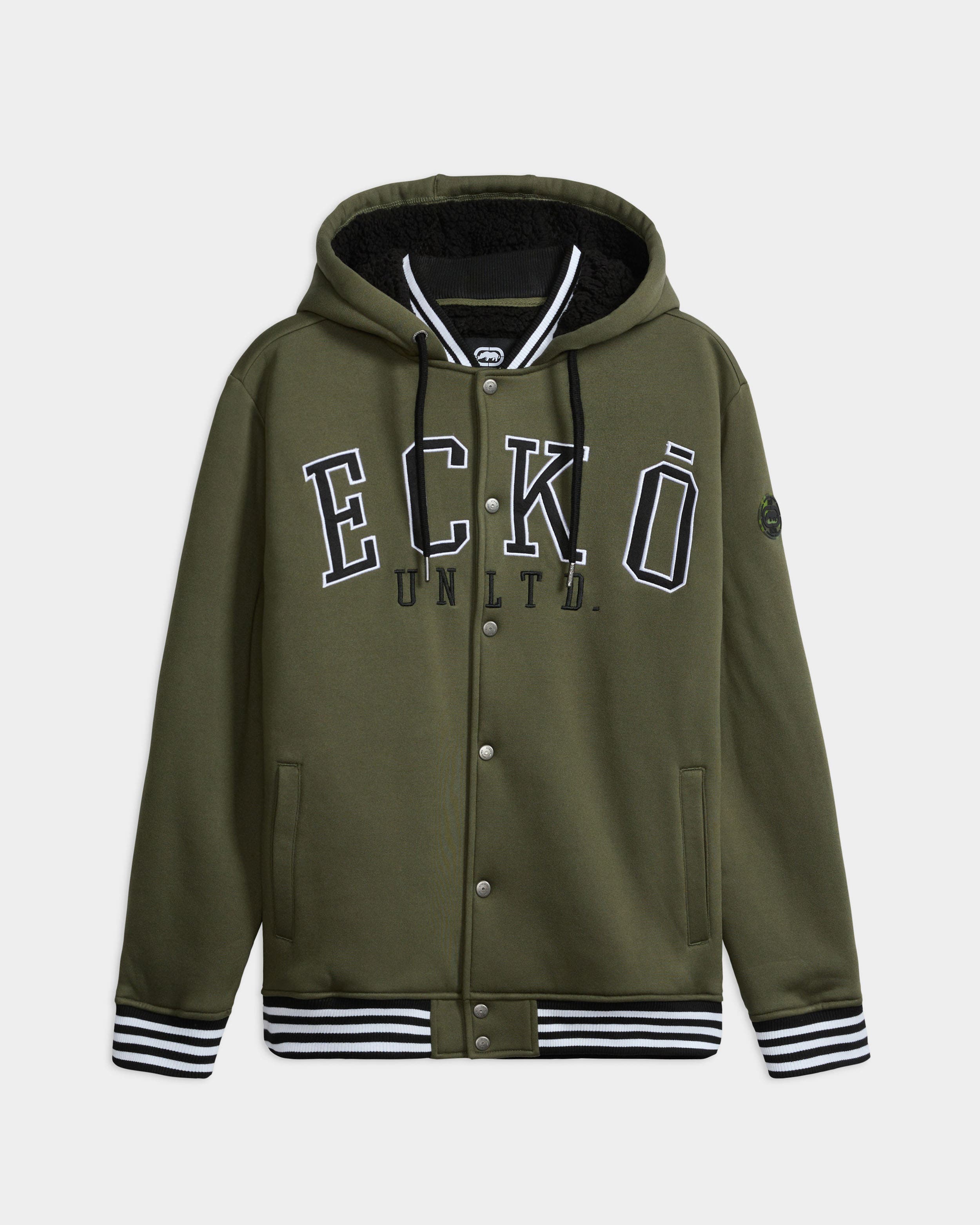 State faux shearling Varsity Jacket - image 5