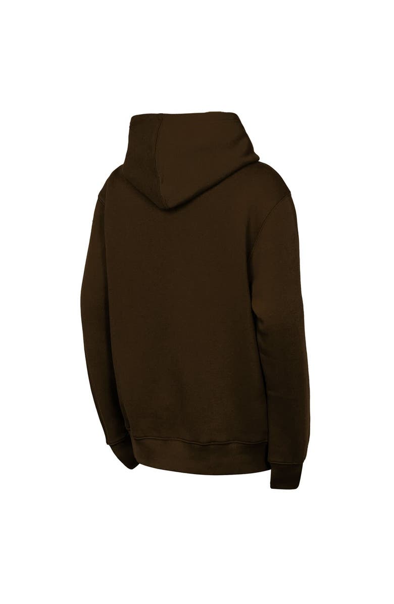 Outerstuff Youth Outerstuff  Brown Cleveland Browns Back to Basics Hoodie, Alternate, color, Brown