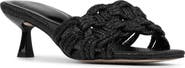 Donald Pliner Raffia Kitten Heel Slide Sandal