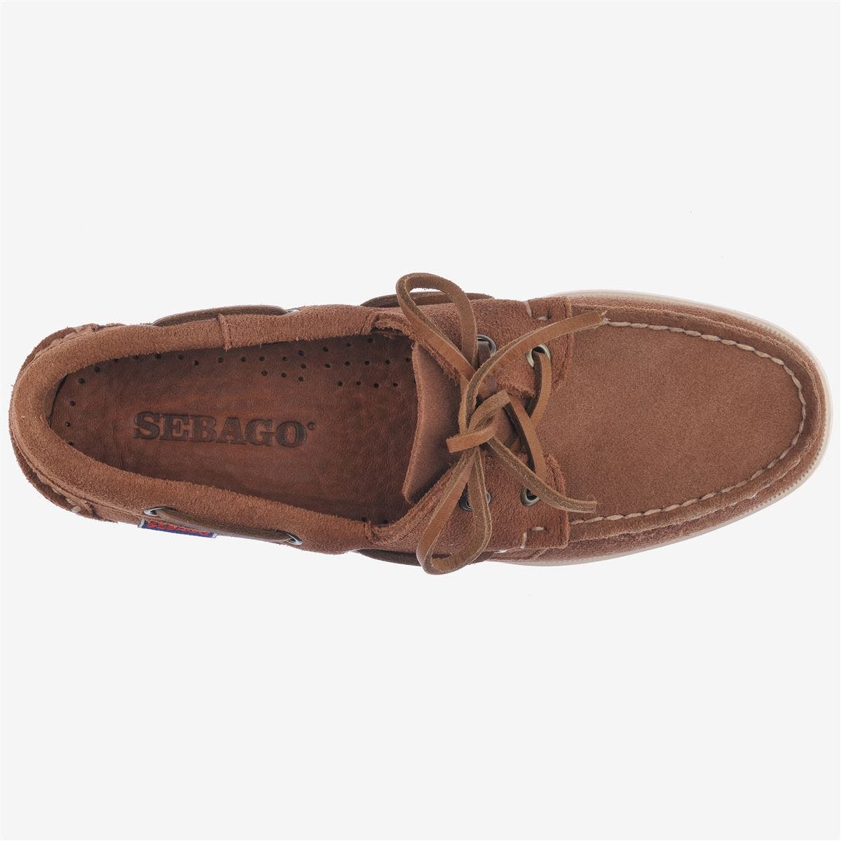 Sebago Portland Rough Out Womans Boat Shoes, Alternate, color, Dk Brown