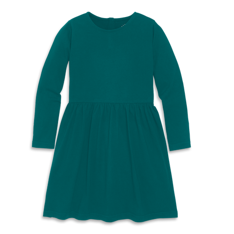 Kids Long Sleeve Perfect Pocket Dress (Toddler, Little Kid & Big Kid)