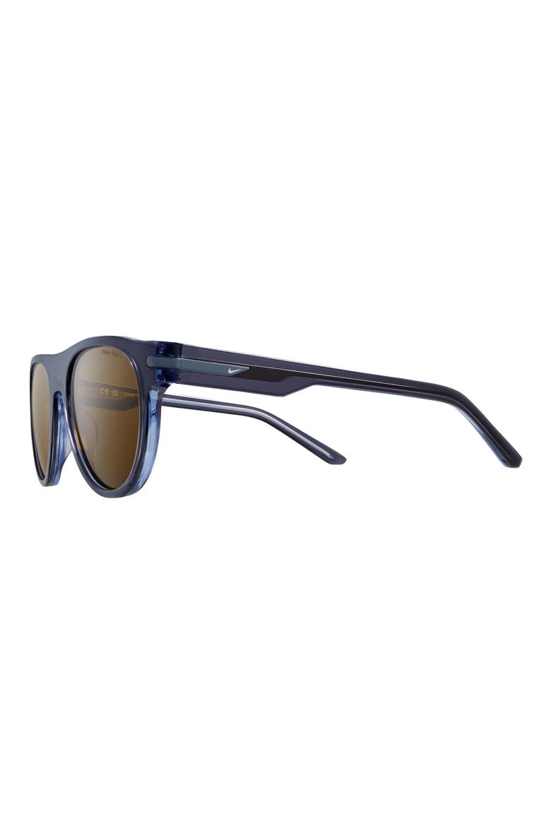 Crescent III 54mm Round Sunglasses, Alternate, color, SMOKE / AMBER