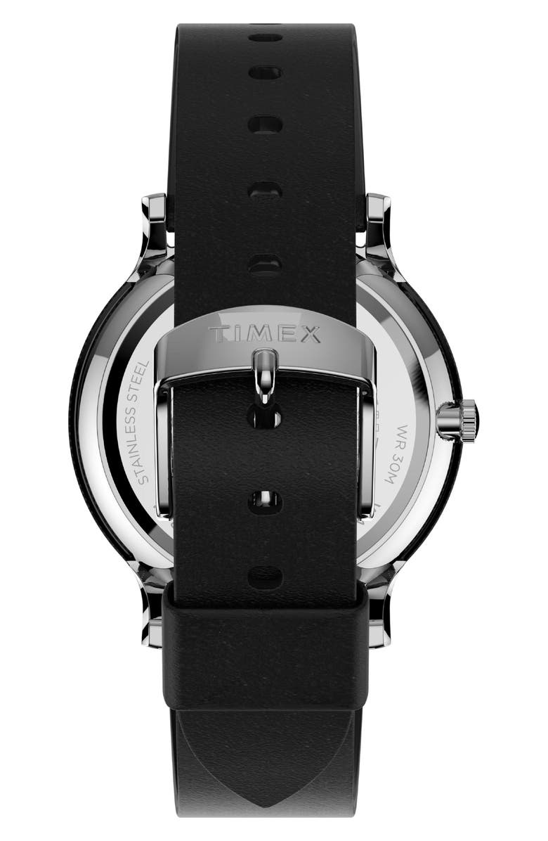 Timex<sup>®</sup> Norway Leather Strap Watch, 40mm, Alternate, color,