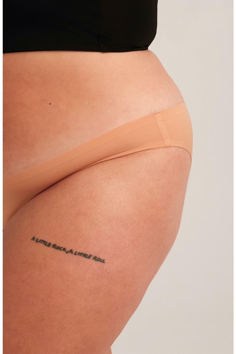 Seamless Bikini, Alternate, color, BEIGE