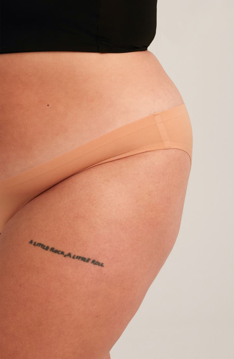 Saalt Seamless Bikini, Alternate, color, Beige