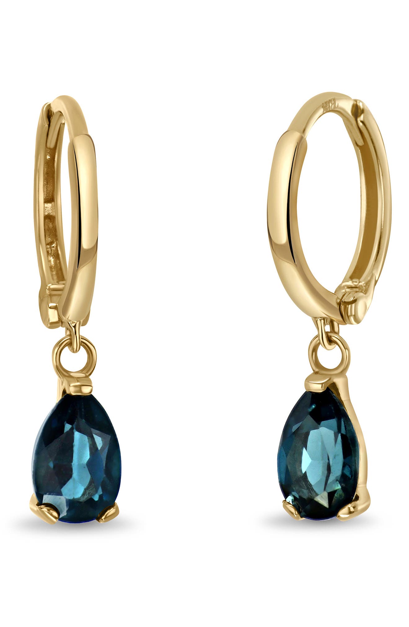 Bony Levy BLC 14K Gold Semiprecious Stone Drop Earrings