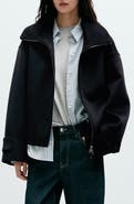 MANGO High Neck Zip Jacket