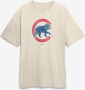 FANATICS Men's Fanatics Cream Chicago Cubs Stadium Slub T-Shirt