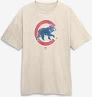 FANATICS Men's Fanatics Cream Chicago Cubs Stadium Slub T-Shirt