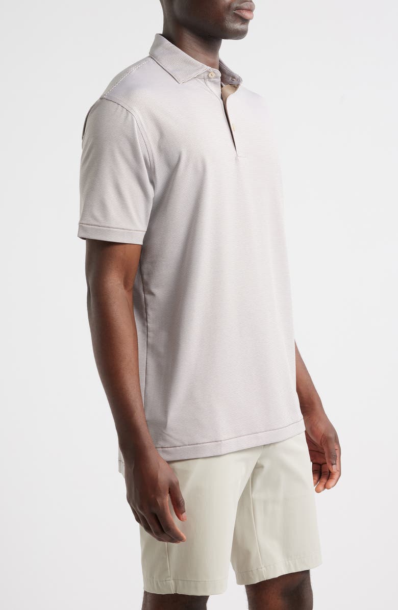 Peter Millar Jubilee Performance Jersey Polo, Alternate, color, Poplar Brown