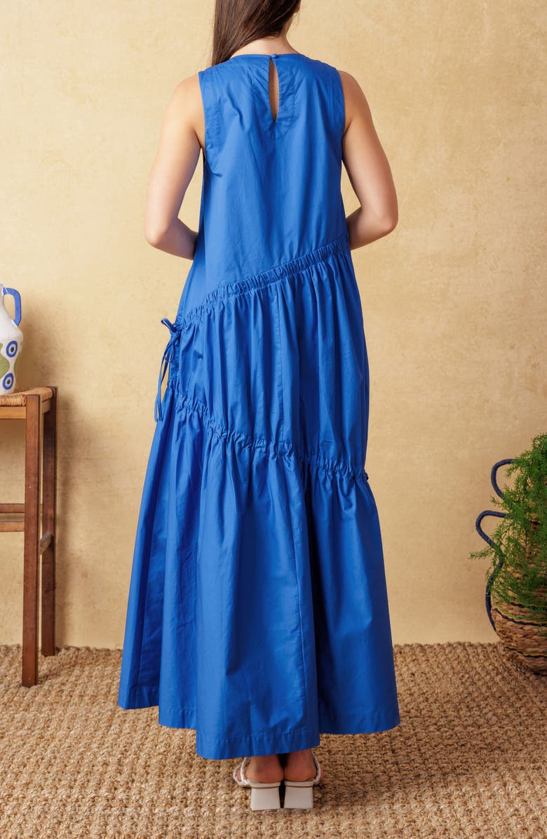 FLYING TOMATO Sleeveless Tiered Cotton Maxi Dress, Alternate, color, 