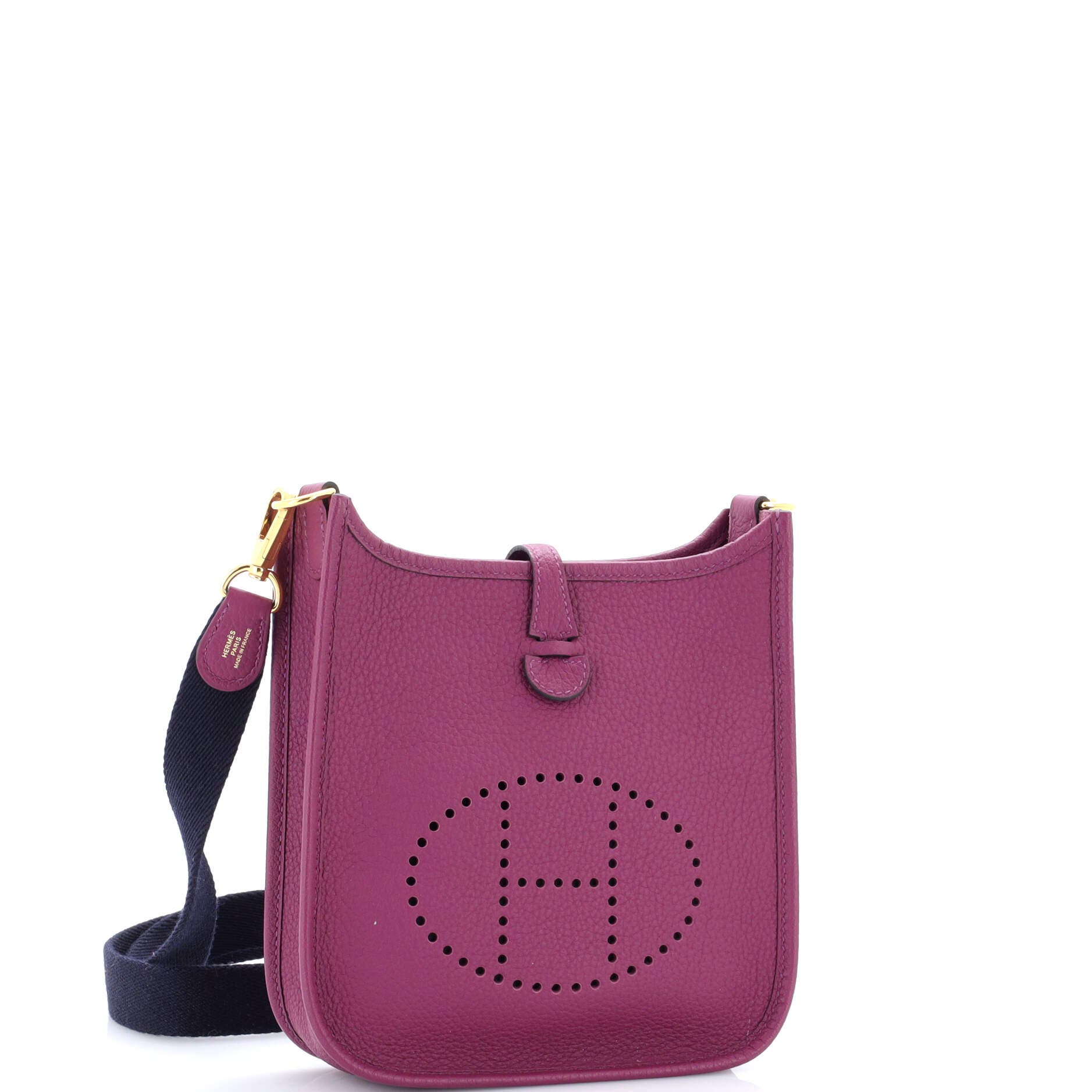 Pre-Owned Hermes Evelyne Bag Gen III Clemence TPM, Alternate, color, Anemone