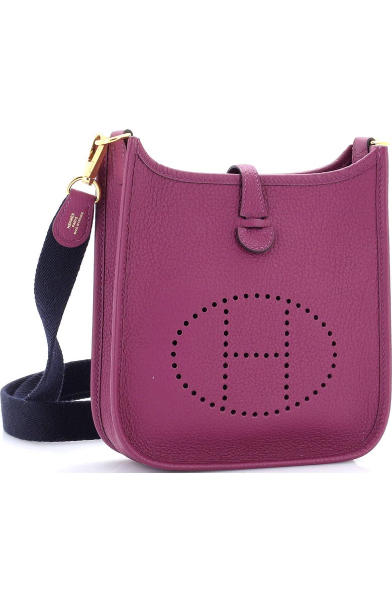 Pre-Owned Hermes Evelyne Bag Gen III Clemence TPM, Alternate, color, Anemone