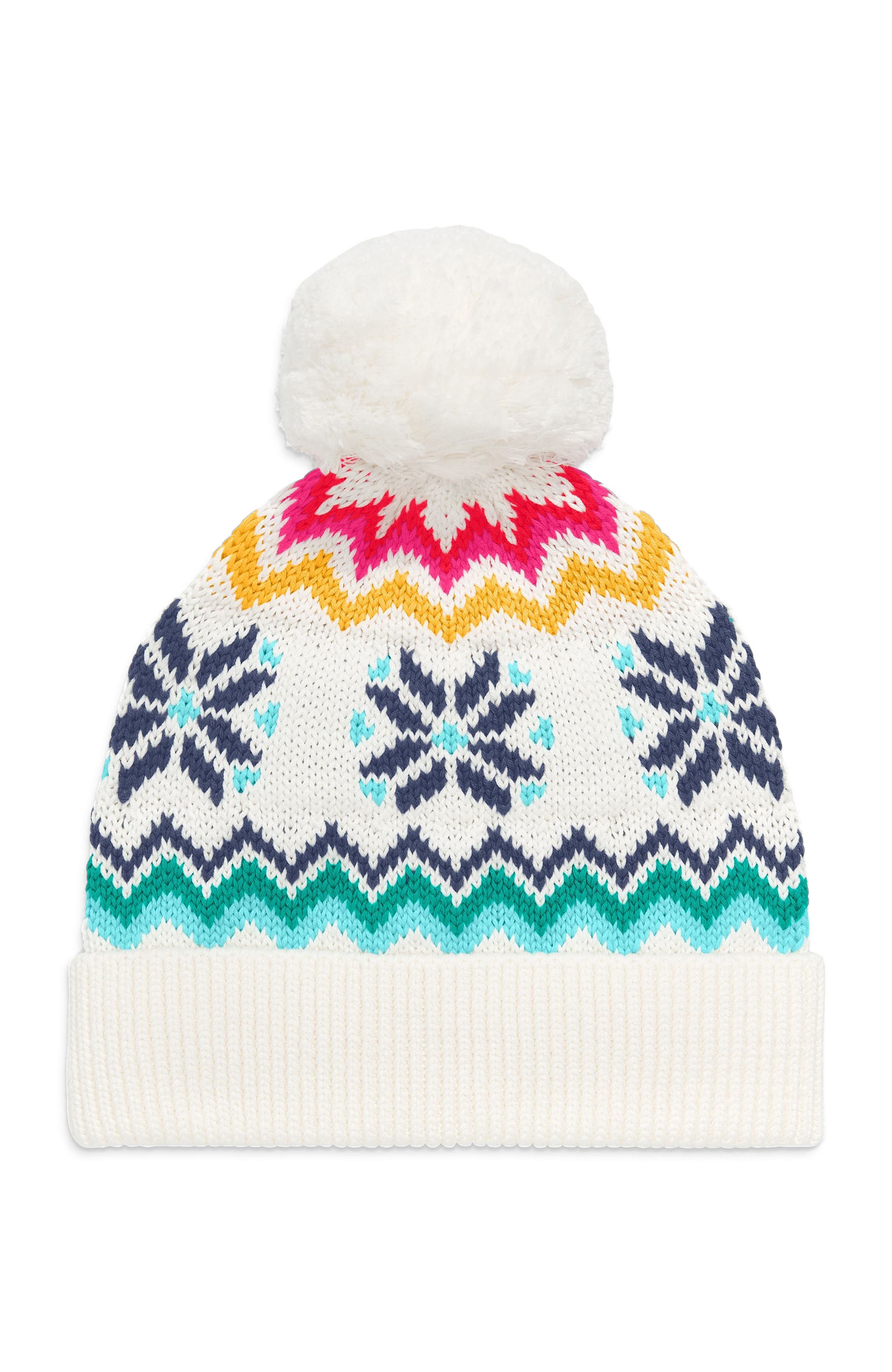 Ivory Snowflake Fair Isle