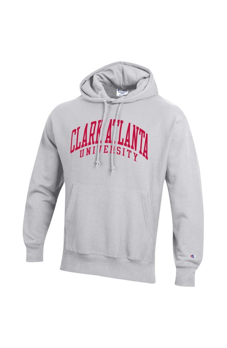Champion Men's Champion Gray Clark Atlanta University Panthers Tall Arch Pullover Hoodie, Alternate, color, Gray