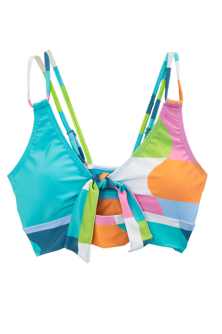 High Tide Bralette Swim Top, Alternate, color, Evo