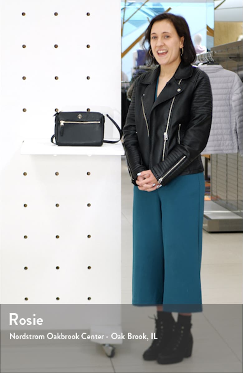 small polly leather crossbody bag, sales video thumbnail