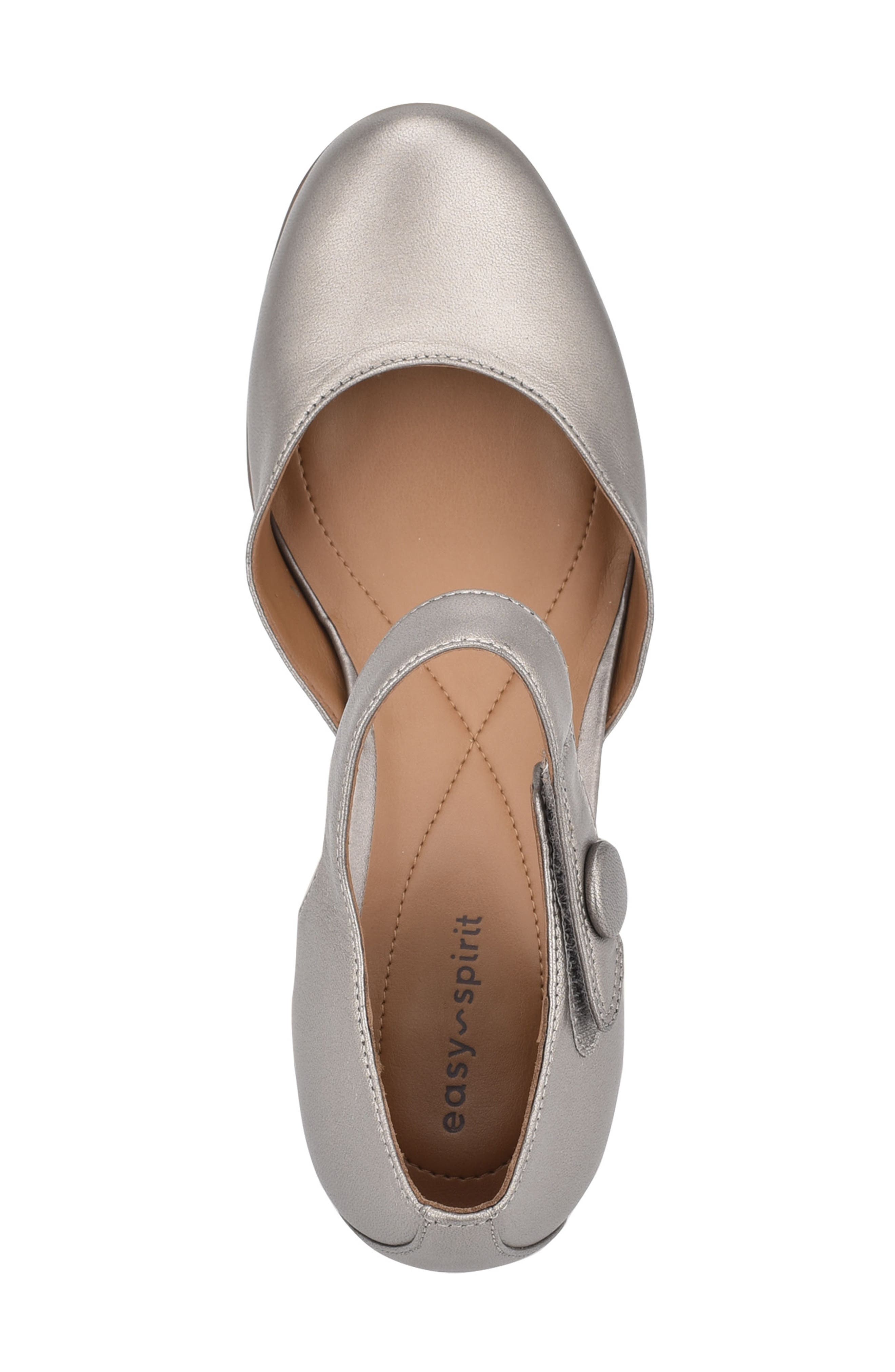 Clarice Pump, Alternate, color, PEWTER LEATHER