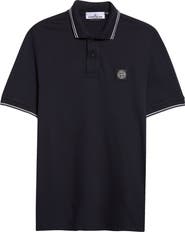 Stone Island Tipped Stretch Cotton Polo