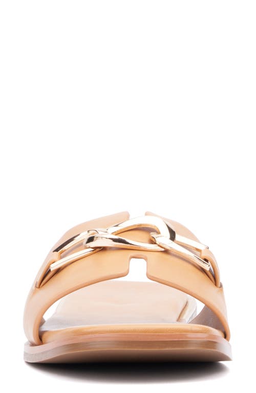 TORGEIS TORGEIS TABITHA CHAIN BIT SLIDE SANDAL