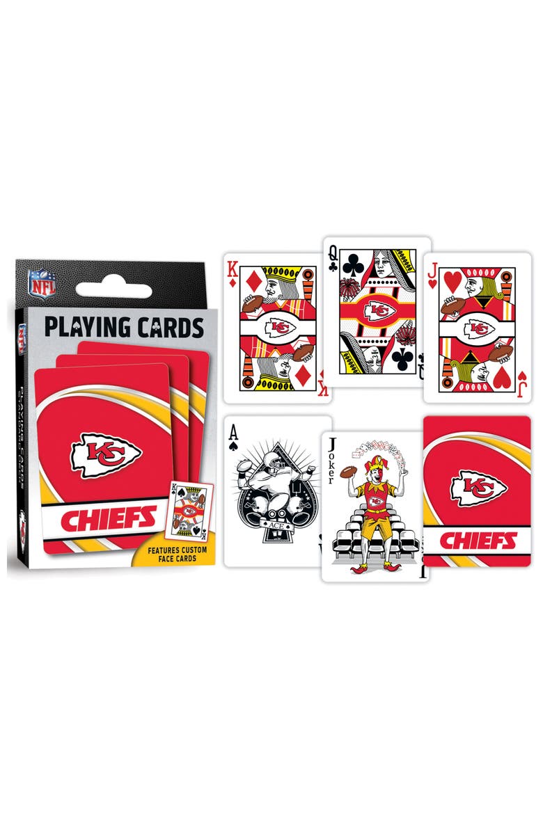 Kansas City Chiefs Playing Cards, Alternate, color, Multicolor