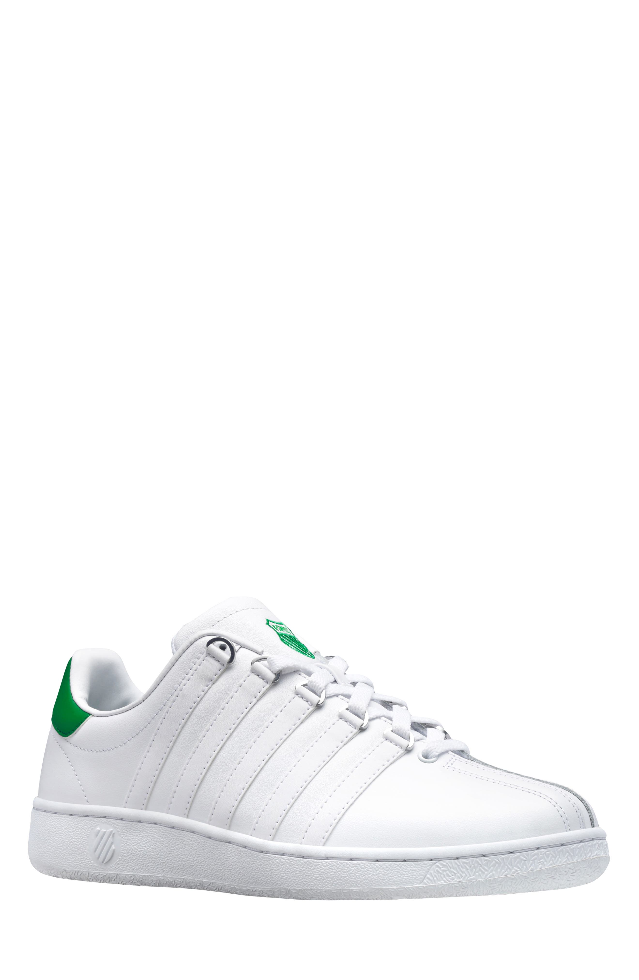 Classic VN Sneaker, Main, color, WHITE/ LAWN GREEN