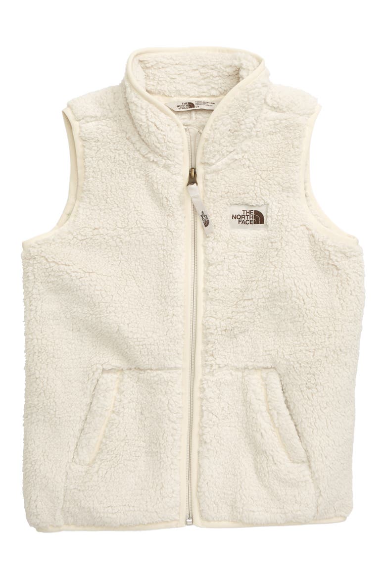 Campshire Fleece Vest, Main, color, VINTAGE WHITE