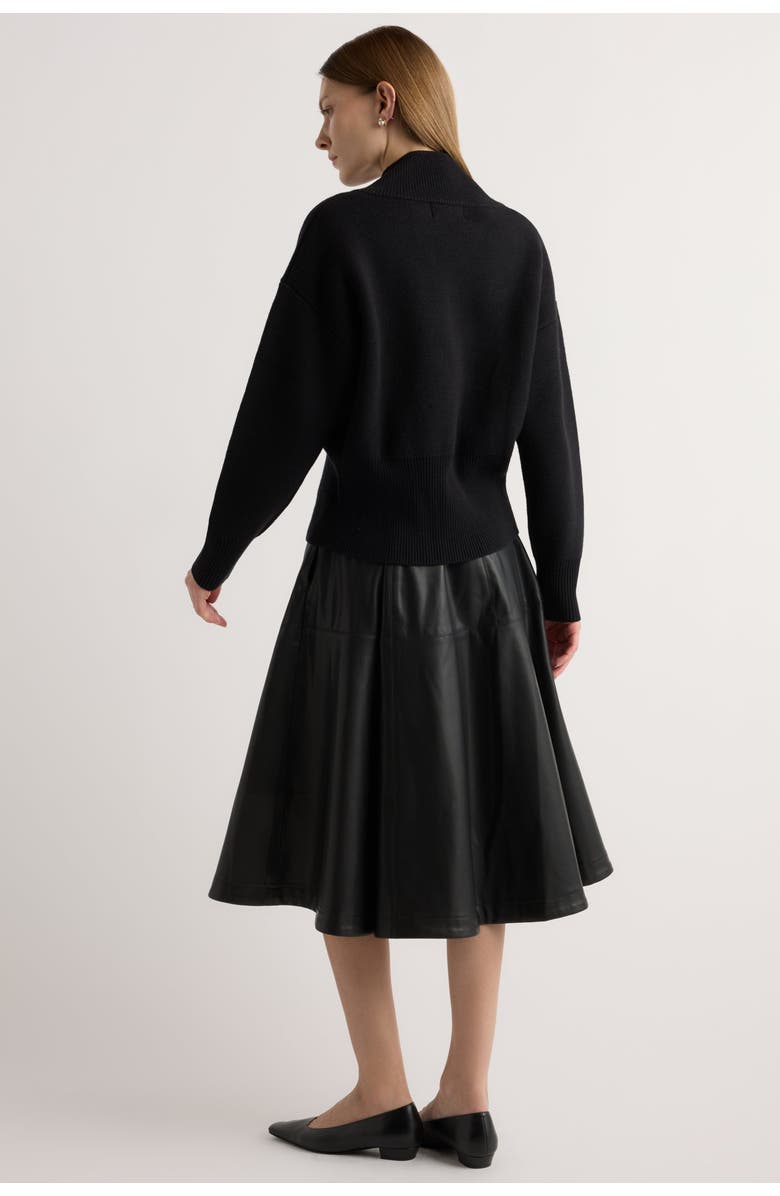 Modern Citizen Manning Organic Cotton-Wool Zip Cardigan, Alternate, color,