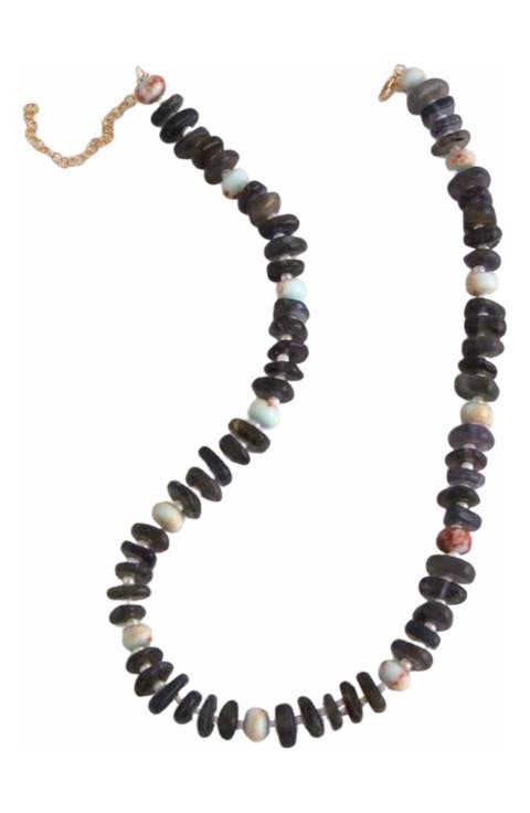 November Moon Beaded Necklace