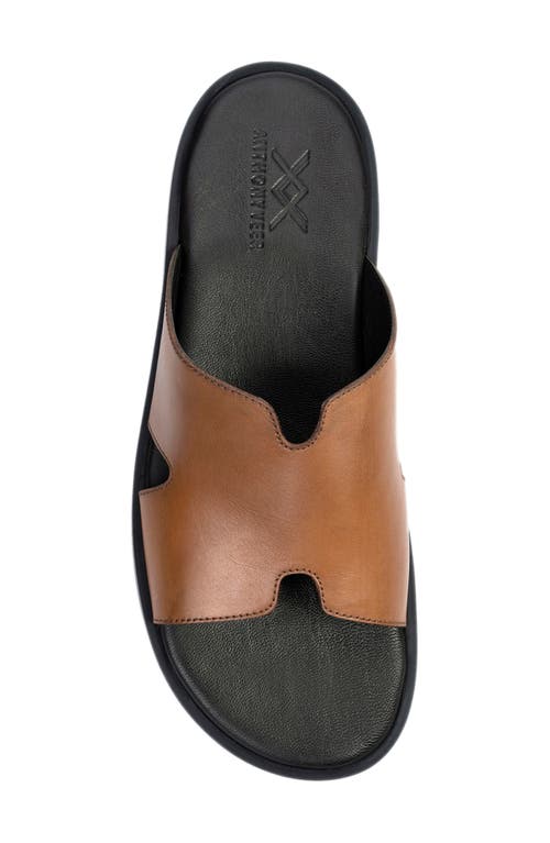 Anthony Veer Men's Marrakesh Leather Slides In Tan