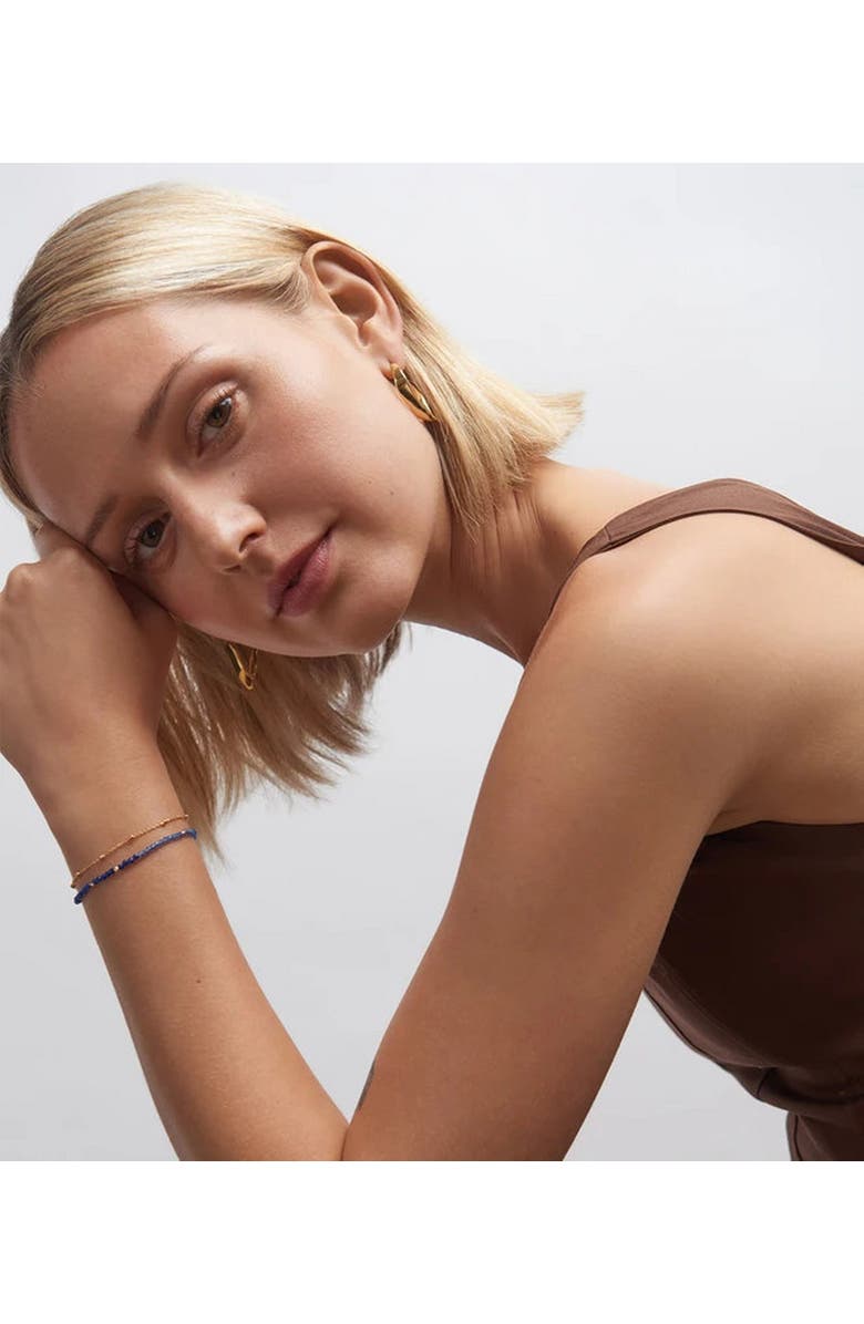 Astley Clarke Gold Fine Biography Lapis Bracelet, Alternate, color, Lapis