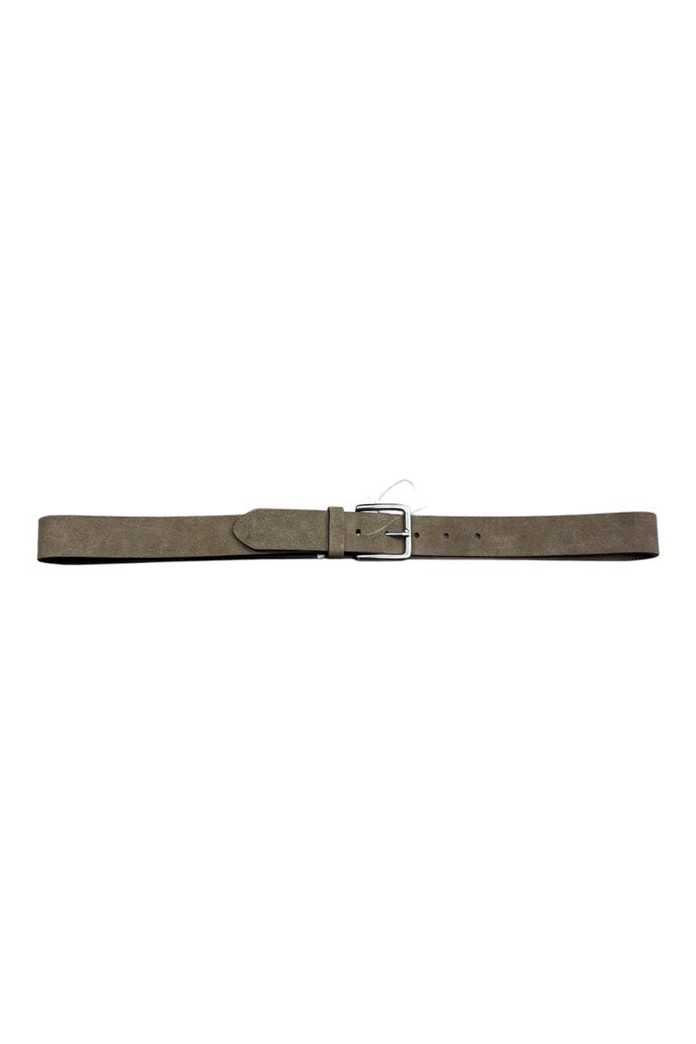 Suede Belt, Main, color, TAUPE