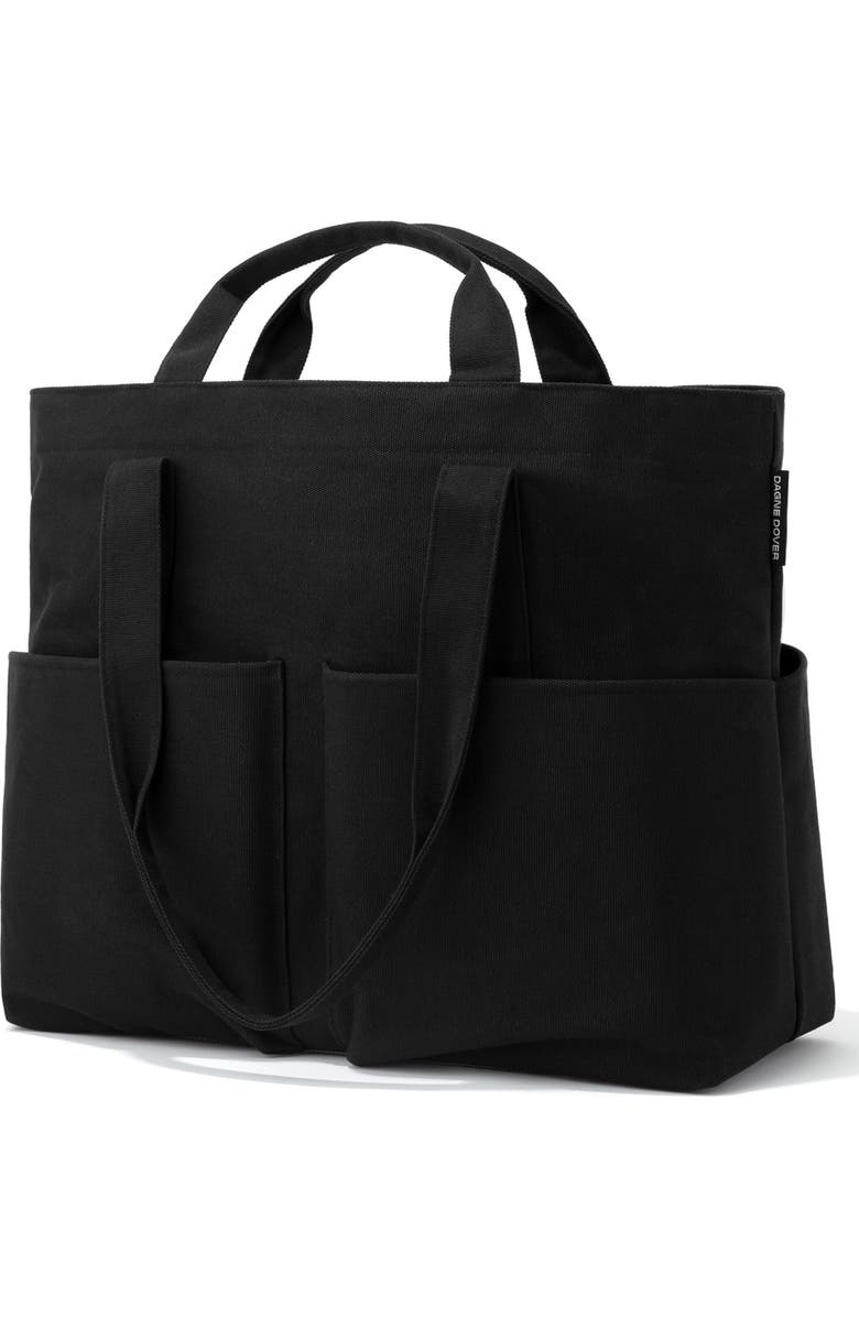 Dagne Dover Vida Large Organic Cotton Canvas Tote, Alternate, color,