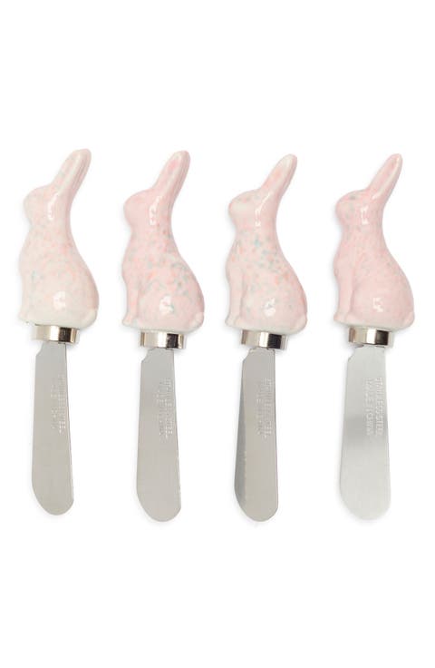 4-Piece Bunny Spreader Knife Set