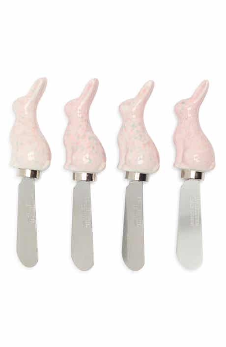 ONE HUNDRED 80 DEGREES 4-Piece Bunny Spreader Knife Set