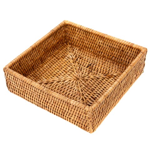 Artifacts Rattan Luncheon Napkin Holder