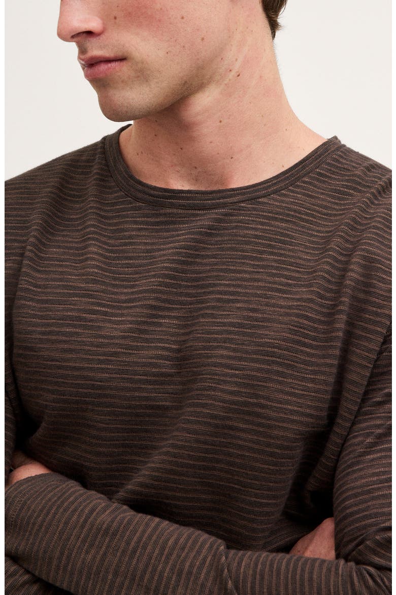 Long Sleeve Jacquard T-Shirt, Alternate, color, STRIPE