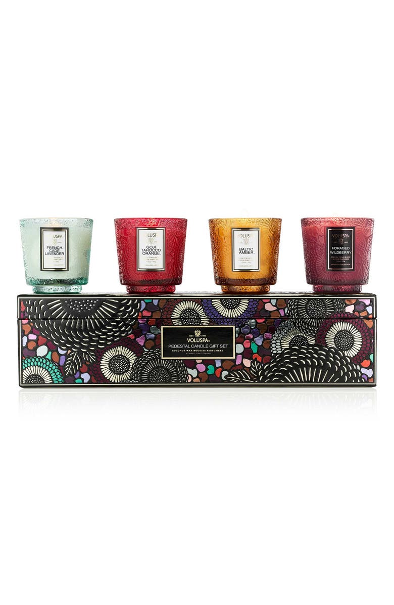 Voluspa Pedestal Candle Gift Set, Main, color, Multi