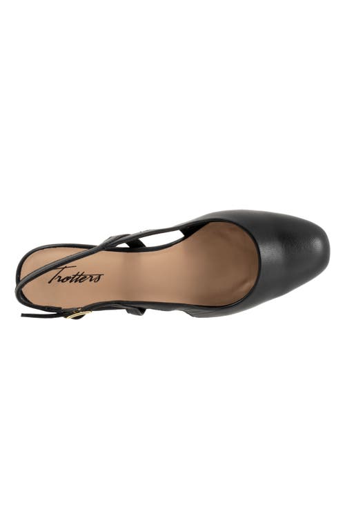 Trotters Dottie Slingback Pump In Black