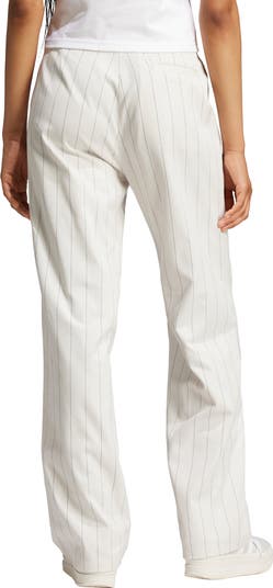 adidas Originals Pinstripe Loose Twill Pants | Nordstrom
