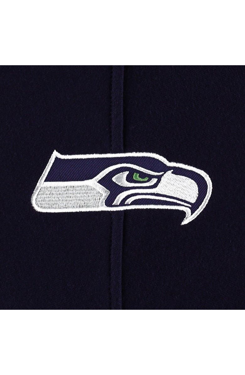 '47 Men's '47 Seattle Seahawks Heather Gray Gridiron Lace-Up Pullover Hoodie, Alternate, color, Gray