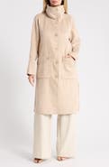 Kate Spade New York Funnel Neck Wool Blend Coat