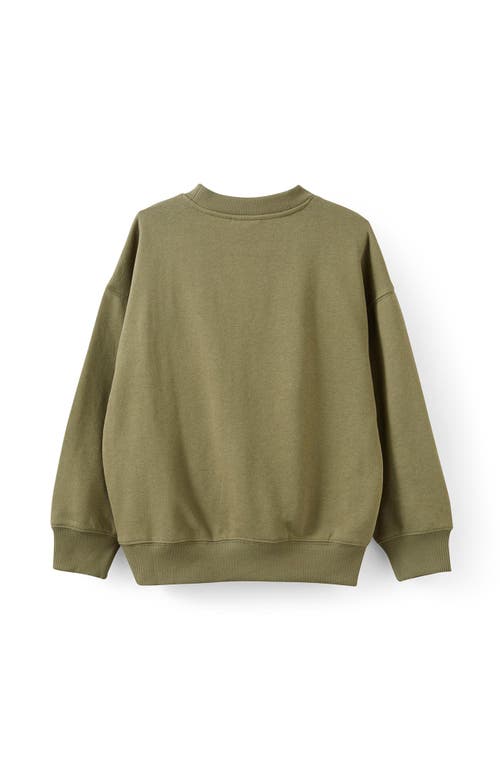 Cotton On Kids Kid's License Sammy Oversize Crew In Brown