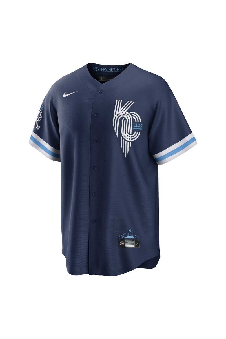 Men's Nike Bo Jackson Navy Kansas City Royals City Connect Replica Player Jersey, Alternate, color, Navy