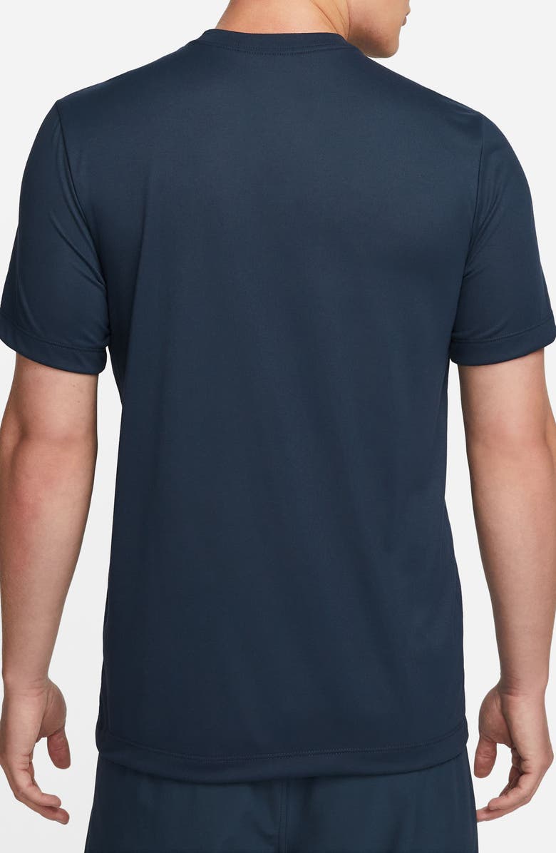 Nike Dri-FIT Legend T-Shirt, Alternate, color, Obsidian/ Matte Silver