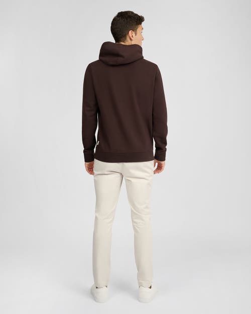 Onia Terry Pullover Hoodie Dark Java In Brown